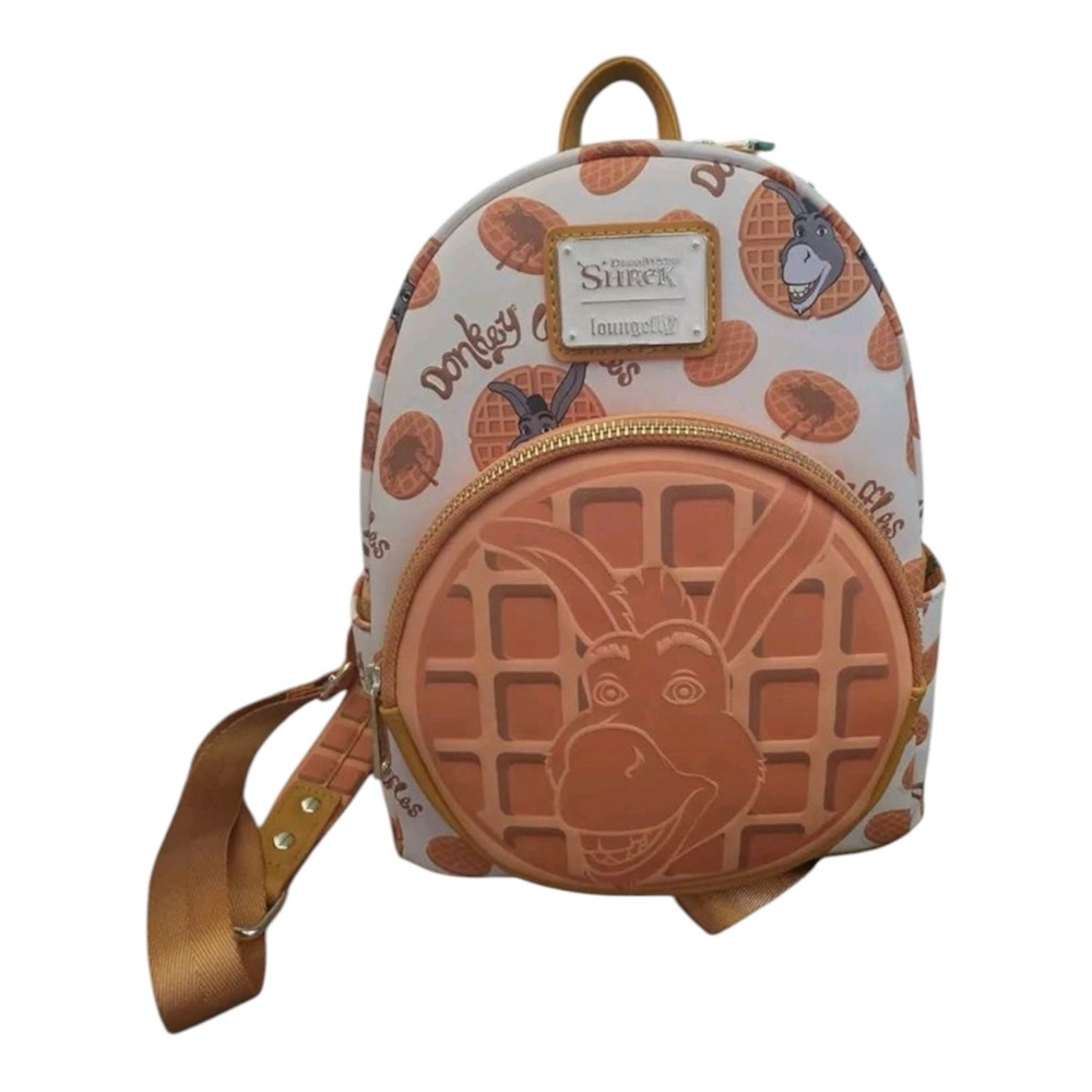 Loungefly Limited Edition Donkey Shrek Waffle Pattern Used Once